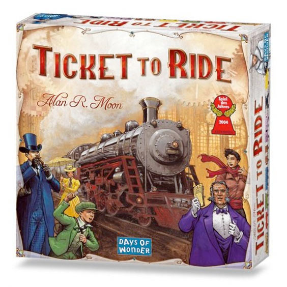 Настольная игра «Билет на поезд»