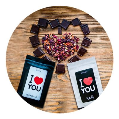 Чай и шоколад «I love you» ECOGO