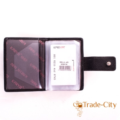 Женская кожаная визитница KARYA (SHI0014-2FL) Женская кожаная визитница KARYA (SHI0014-2FL)
