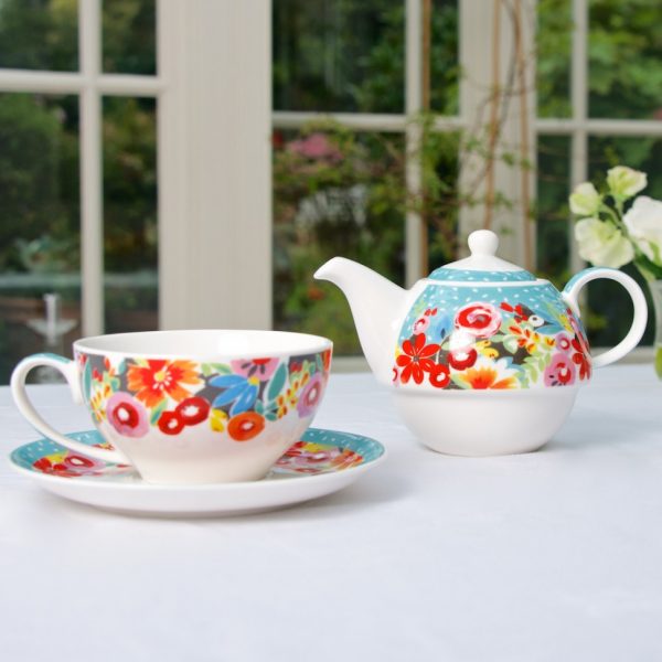Набор для чаепития в подарочной упаковке Churchill «Цветочный сад»