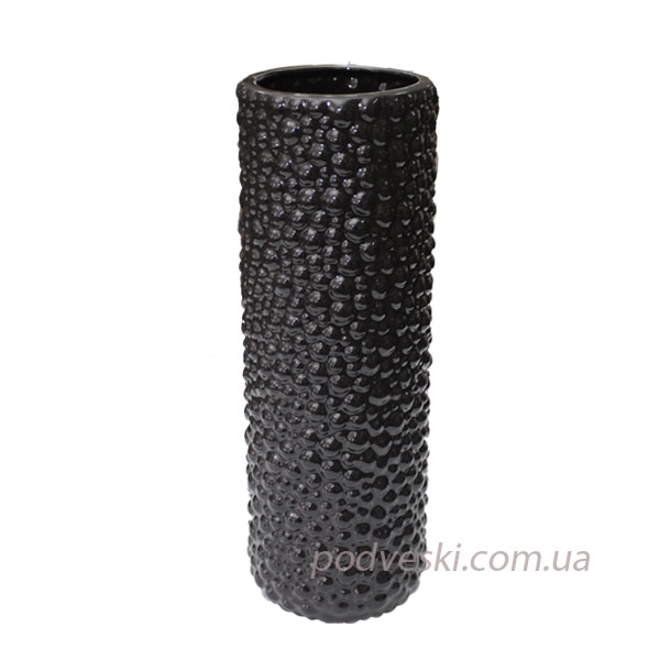 Керамическая ваза черная «Этна»