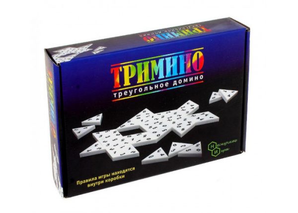 Настольная игра «Тримино» (треугольное домино)