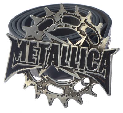 Пряжка Metallica (лого с шестеренкой)