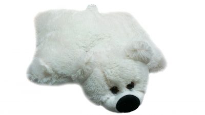 Подушка-игрушка Алина «Мишка» (55 см белая)