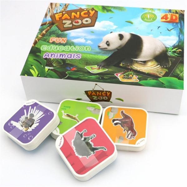 Развивающая игра - 4D карточки AR CARD FANCY ZOO