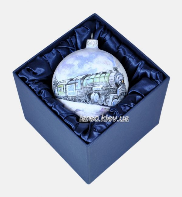 Коллекционный елочный шар «Поезд»