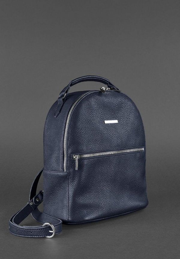 Кожаный мини-рюкзак «Kylie» BlankNote (синий)