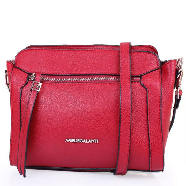 Женская мини-сумка из качественного кожезаменителя AMELIE GALANTI (A991458-red)