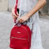 Кожаный мини-рюкзак «Kylie» BlankNote (рубин)