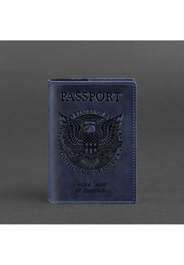 Обложка для паспорта с американским гербом BlankNote (ночное небо)