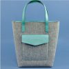 Женская сумка-шоппер «D.D.» BlankNote (фетр + кожа тиффани)