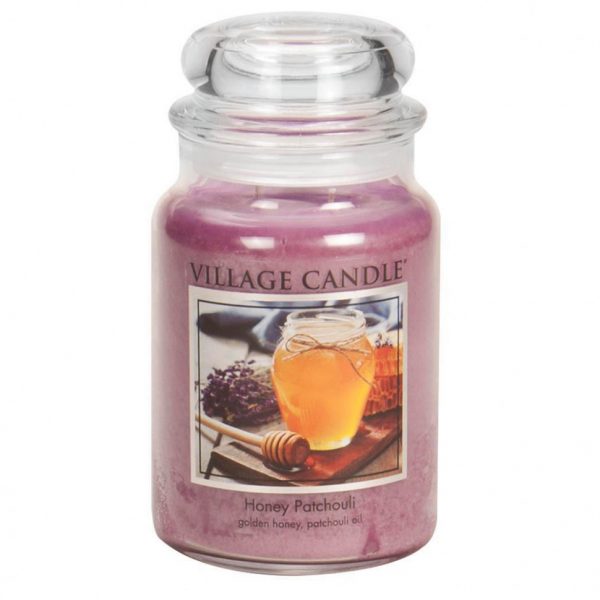 Свеча ароматическая Village Candle «Медовый пачули» (М)