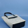 Женская сумка-шоппер «D.D.» BlankNote (фетр + кожа графит)