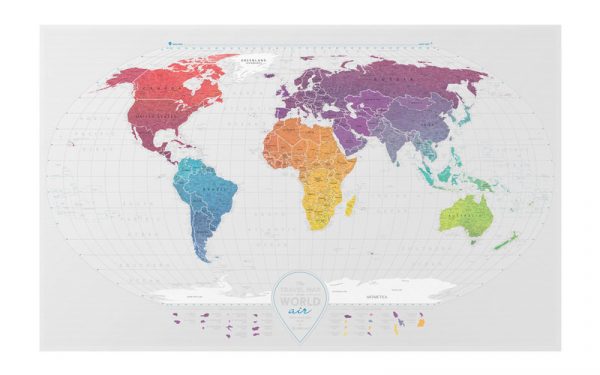 Скретч-карта мира Travel Map Air World