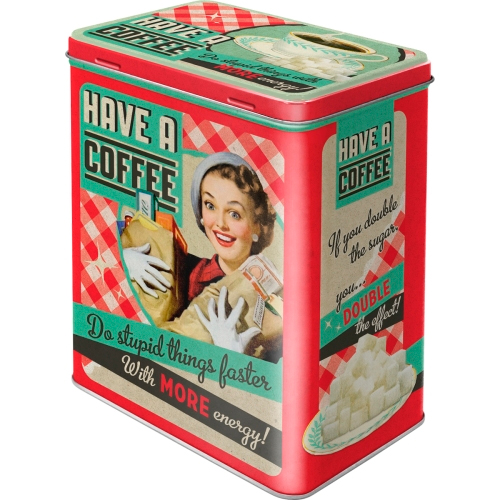 Коробка для хранения L»Say it 50&apos;s - Have A Coffee» Nostalgic Art (30123)