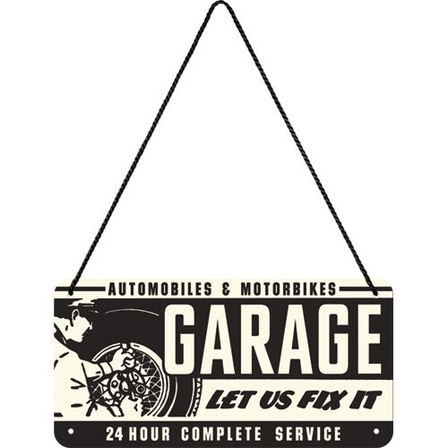 Вывеска на шнурке «Sing Garage» Nostalgic Art (28011)