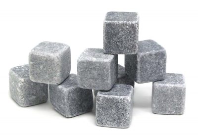 Набор охлаждающих камней для виски «Ice Rocks» 9 штук, гранит