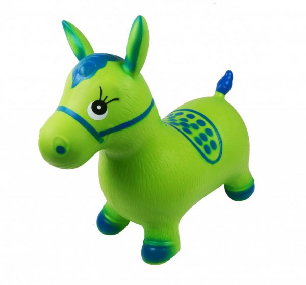Детский прыгун-лошадка (зеленый)