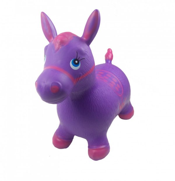 Детский прыгун-лошадка (фиолетовый)