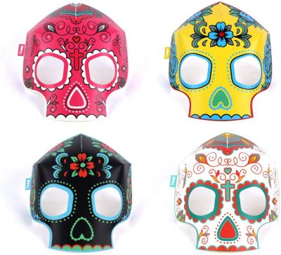 Набор масок светящихся в темноте «Skulls»