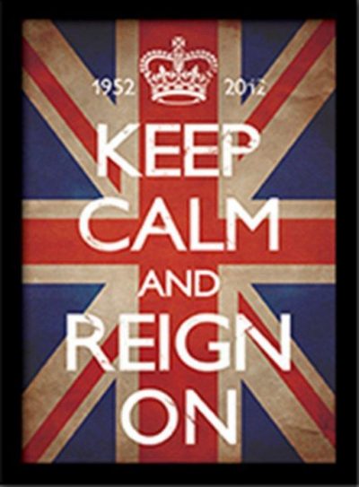 Постер в рам Keep Calm and Reign On 30 х 40 см