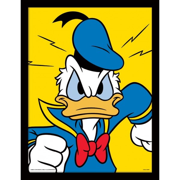 Постер в раме Donald Duck (Mad) 30 х 40 см