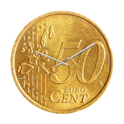 Настенные часы «50 центов»