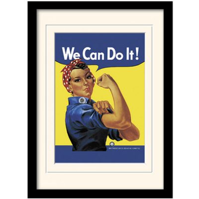 Постер в раме «Rosie the Riveter» 30 x 40 см