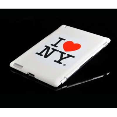 Крышка для IPad 2 «I Love NY», белая