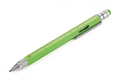 Ручка шариковая-стилус Troika Construction, зеленая