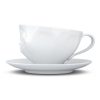 Чашка с блюдцем для кофе Tassen Счастливая улыбка (200 мл), фарфор