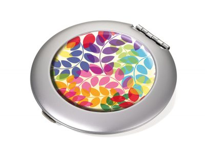 Зеркало карманное Colorful Leaves