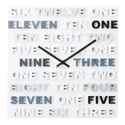 Часы настенные «One Two Three» 35х35 см