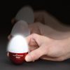 Светильник-ночник Troika Eggtivate, с датчиком вибрации, красный