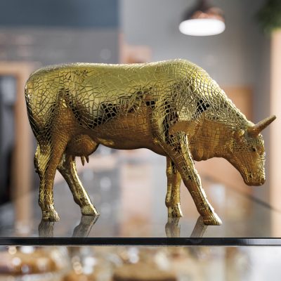 Коллекционная статуэтка корова «Mira Moo-Gold», Size L