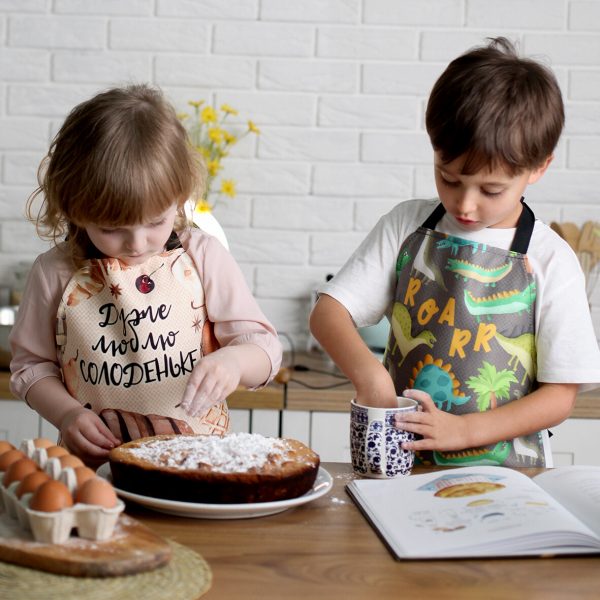 Фартух полноцветный детский «Дуже люблю солоденьке»