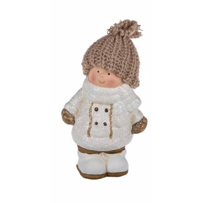 Новогодние статуэтки "Девочка в шапке", 10 х 15 см