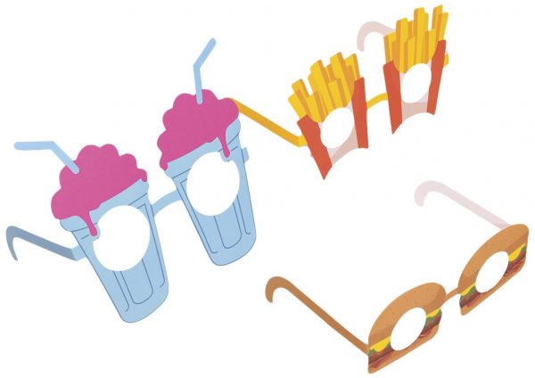 Очки для вечеринки «Crazy»