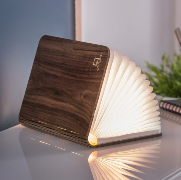 Светильник-книга "Smart Book", дерево орех