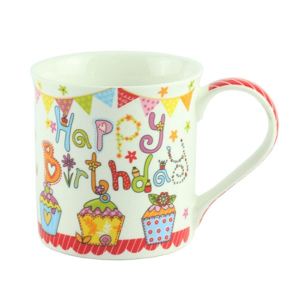 Кружка "Happy Birthday", красная