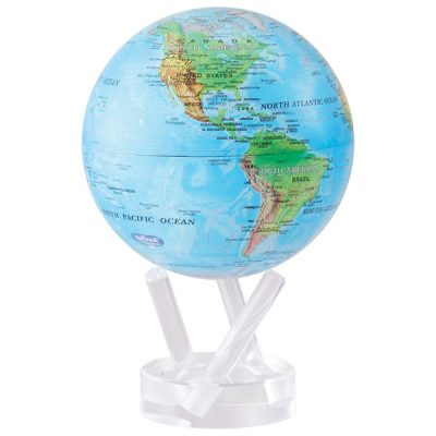 Гиро-глобус Solar Globe «Физическая  карта Мира» 15,3 см