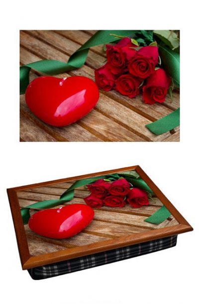 Поднос подушка SNG «Сердечко с розами»
