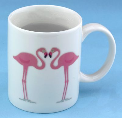 Чашка с терморисунком «Фламинго»