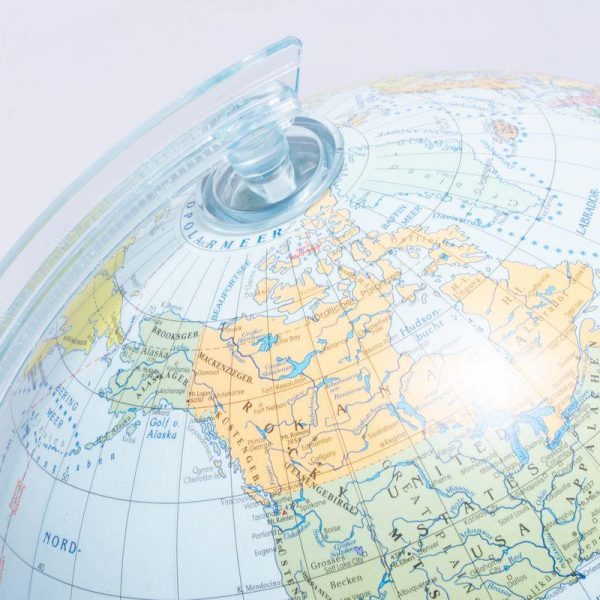 Глобус 250 политико-физический с подсветкой (немецкий)