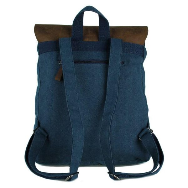 Рюкзак мужской городской BST, 40.5х32х10 см. синий