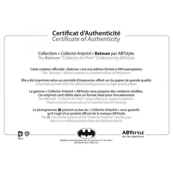 Картина коллекционная «Бэтмен» 50x40 см DC Comics Картина коллекционная «Бэтмен» 50x40 см DC Comics