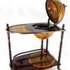 Глобус бар напольный со столиком 330 мм. коричневый