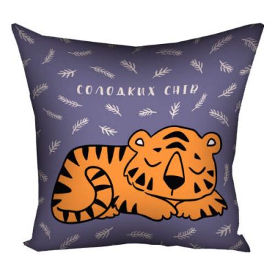 Подушка с принтом 30х30 см «Солодких снів»