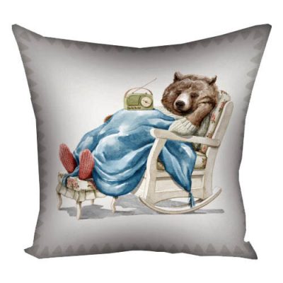 Подушка с принтом 40х40 см