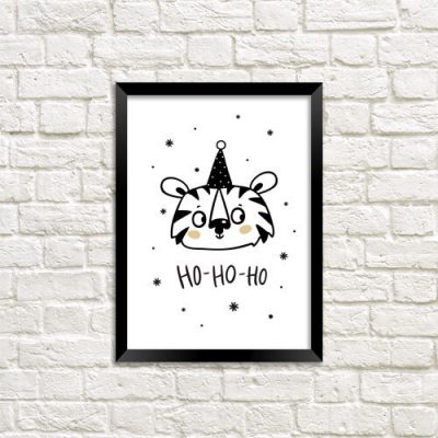 Постер в рамке а3 «Но-Но-Но»